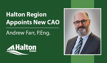 Halton Region Appoints Andrew Farr as New Chief Administrative Officer