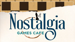 Nostalgia Games Cafe logo