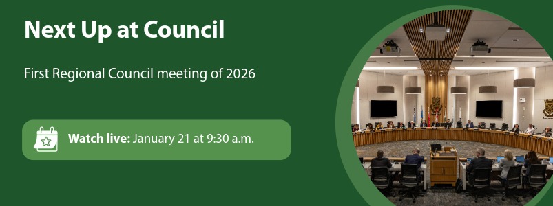 Next up at council. First Regional Council meeting of 2026. Watch live: January 21, 2026 at 9:30 a.m.