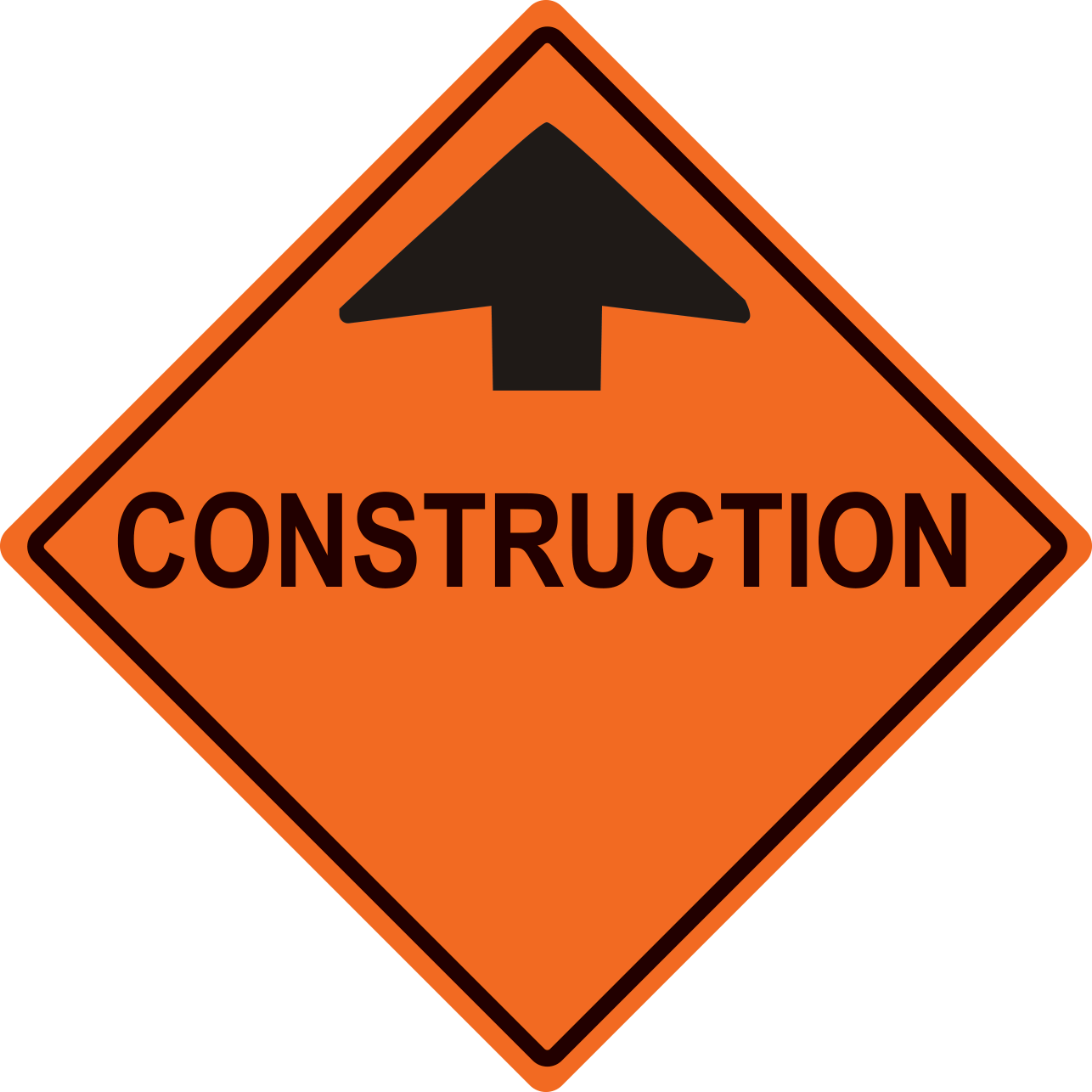 Construction sign