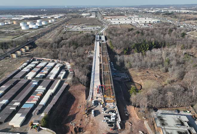 Wyecroft Road Extension and Bridge Project progress