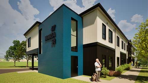 Rendering of 47 Maria Street.