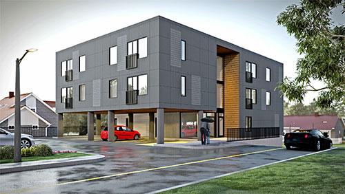 Rendering of 17 Guelph Street.