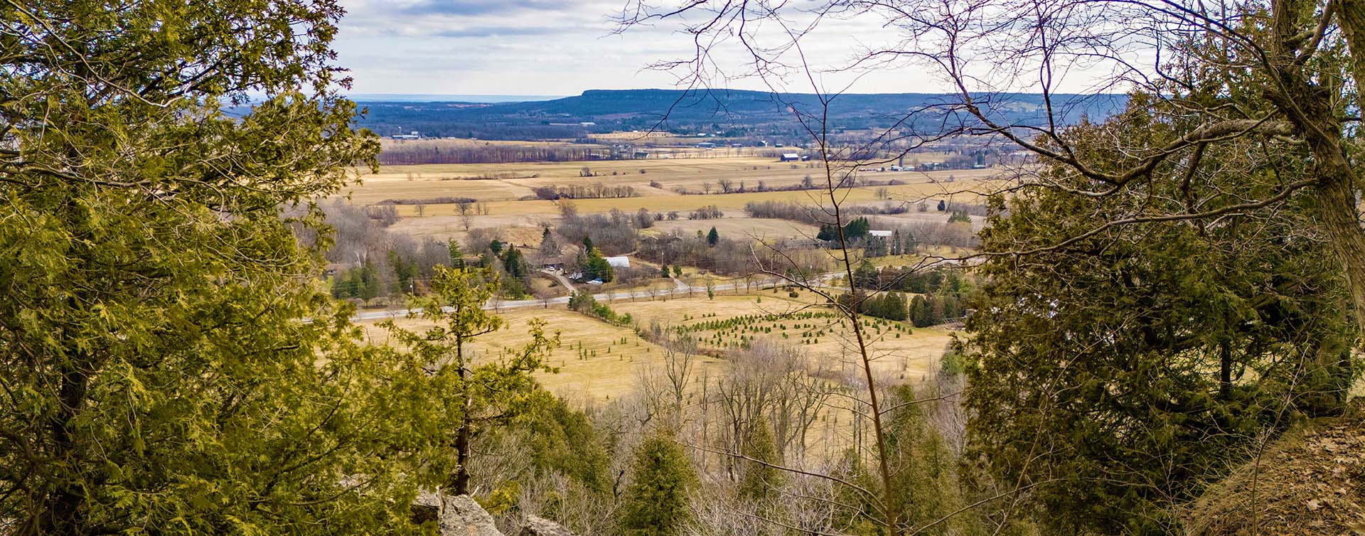 The Niagara Escarpment in Milton Ontario.