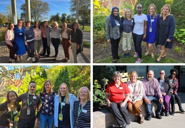 Group photos of Regional staff.