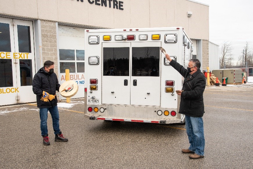 Photo of ambulance donation