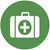 Icon of medical kit.