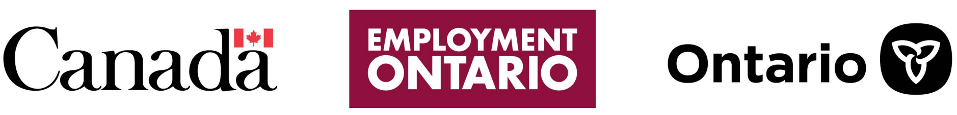 Canada, Employment Ontario, and Ontario logos