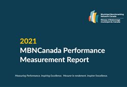 Thumbnail image of the cover of 2021 MBNCanada Performance Measurement Report