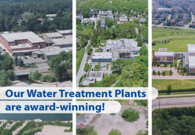 Our water treatment plants are award-winning!