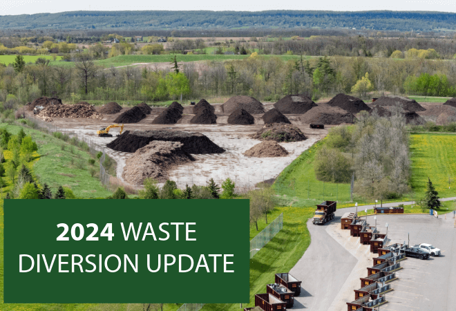 An aerial view of the Halton Waste Management Site.