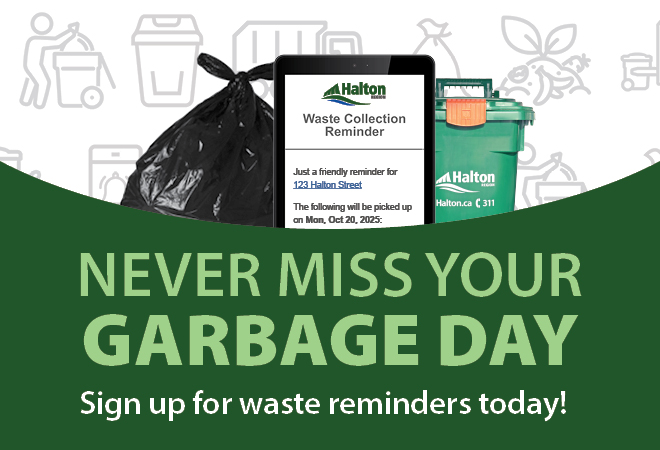 Never miss your garbage day