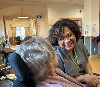Long term care support home