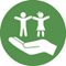 icon of hand supporting people