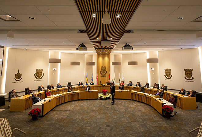 Inaugural Meeting of Halton Regional Council on December 7, 2022.