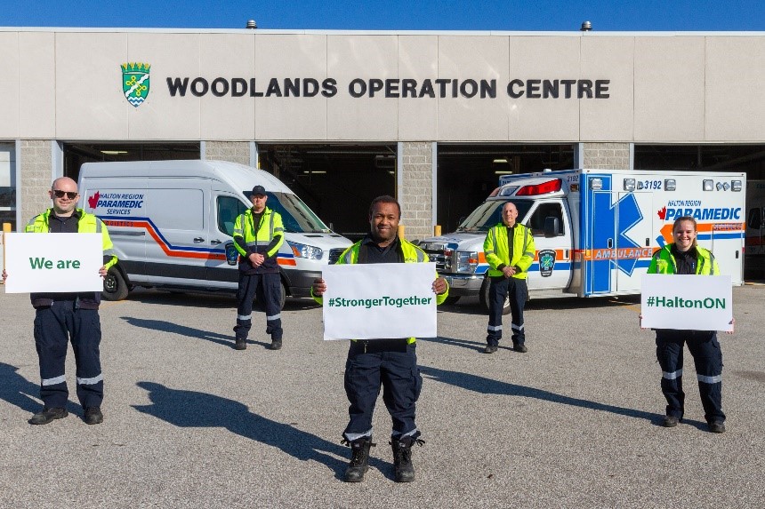 Paramedics at Woodlands Operations Centre