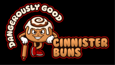 The Cinnister Buns logo.