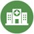 Icon of hospital.