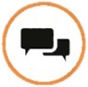 icon of chat boxes
