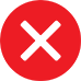 Icon of a red circle with white x. This icon indicates that the beach is closed.
