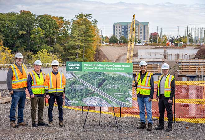 Wyecroft road construction