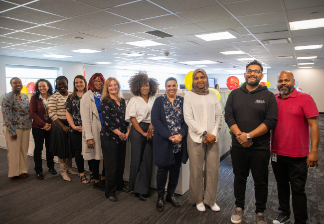 Members of our Access Halton team gather to celebrate Customer Service Week