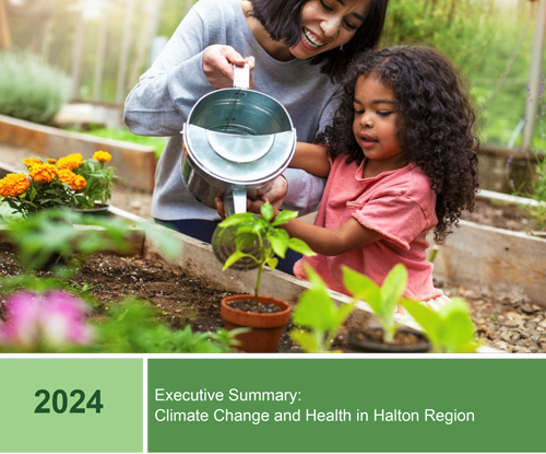 Climate Change & Health Report cover
