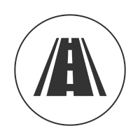 An icon of a road.