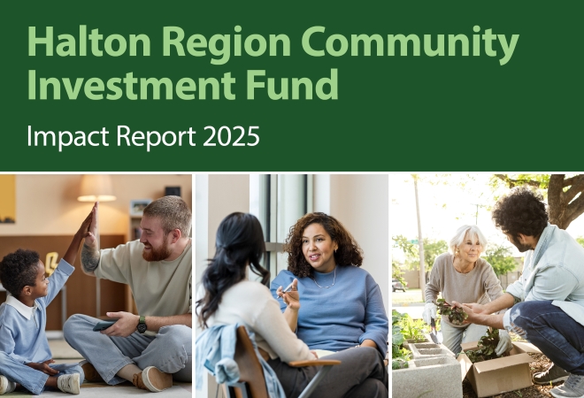 Halton Region community investment fund impact report 2025 cover