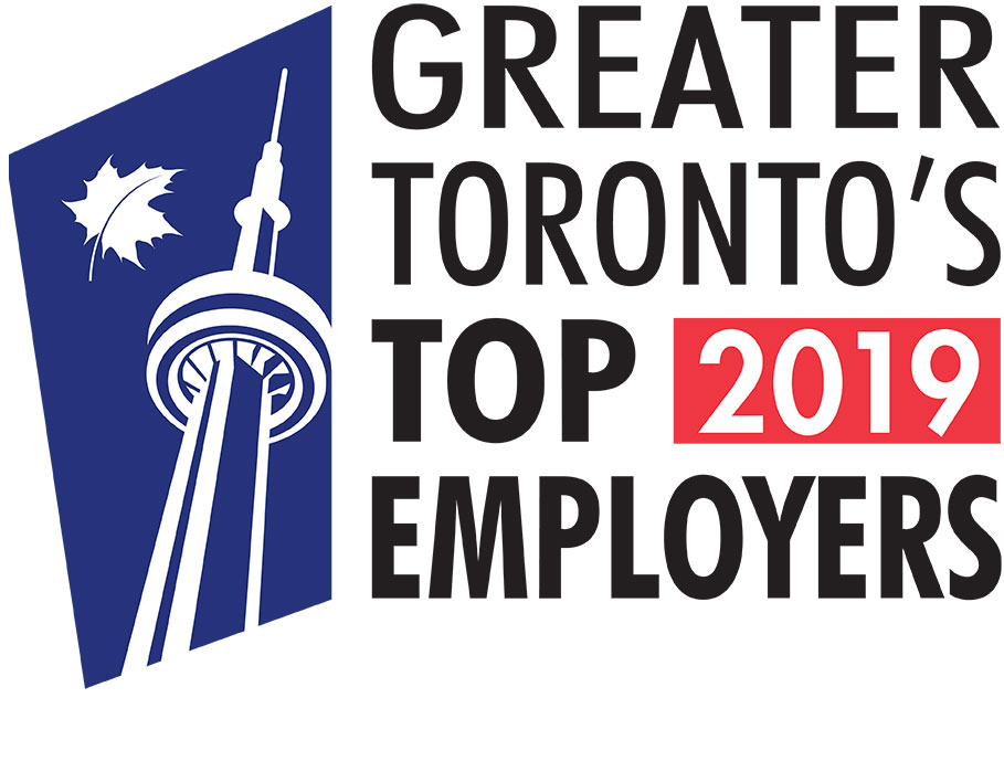 Canada's Top 100 Employers logo for Greater Toronto's Top 2019 Employers
