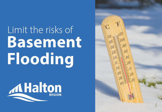 Limit the risks of basement flooding