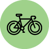 icon of bicycle
