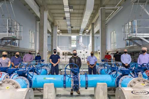 water treatment staff