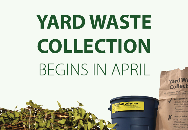 Yard waste collection begins in April