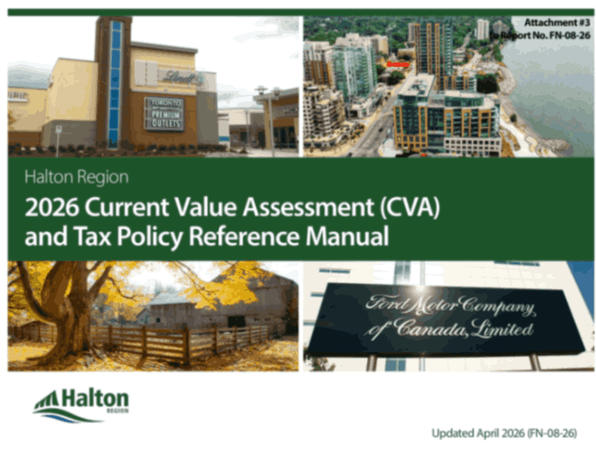 cover image of 2026 current value assessment and tax policy reference manual