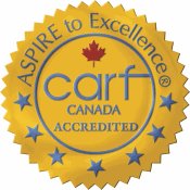 Gold seal of accreditation from the Commission on Accreditation of Rehabilitation Facilities (CARF)