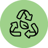 icon of recycling logo