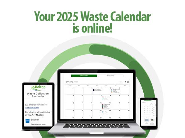 Your 2025 waste calendar is online!