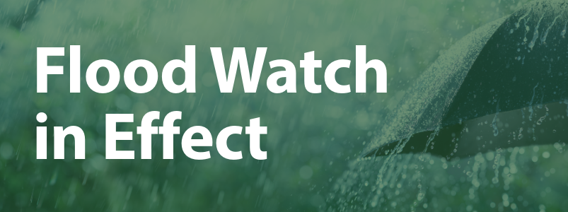 Flood watch in effect